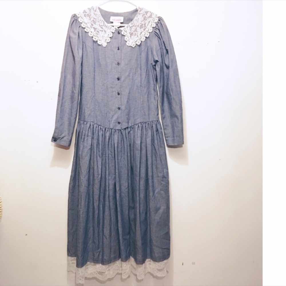 Vintage Vicky Vaughn Cottagecore Dress